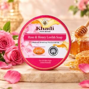 Rose & Honey Loofah Soap
