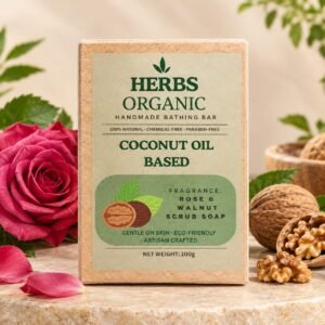 Walnut Rose Scrub Soap